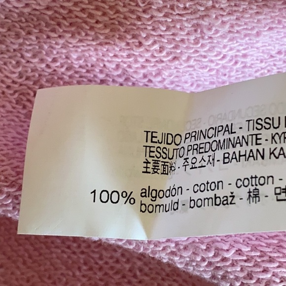 NWT. Zara Pink "New York" Print Sweatshirt. Size S. - Picture 6 of 7